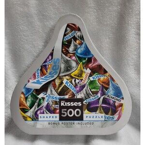 Hershey Park exclusive Hershey Kisses shaped puzzle.  500 piece puzzle.